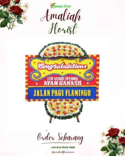 Bunga Papan Congratulation di Sumingkir